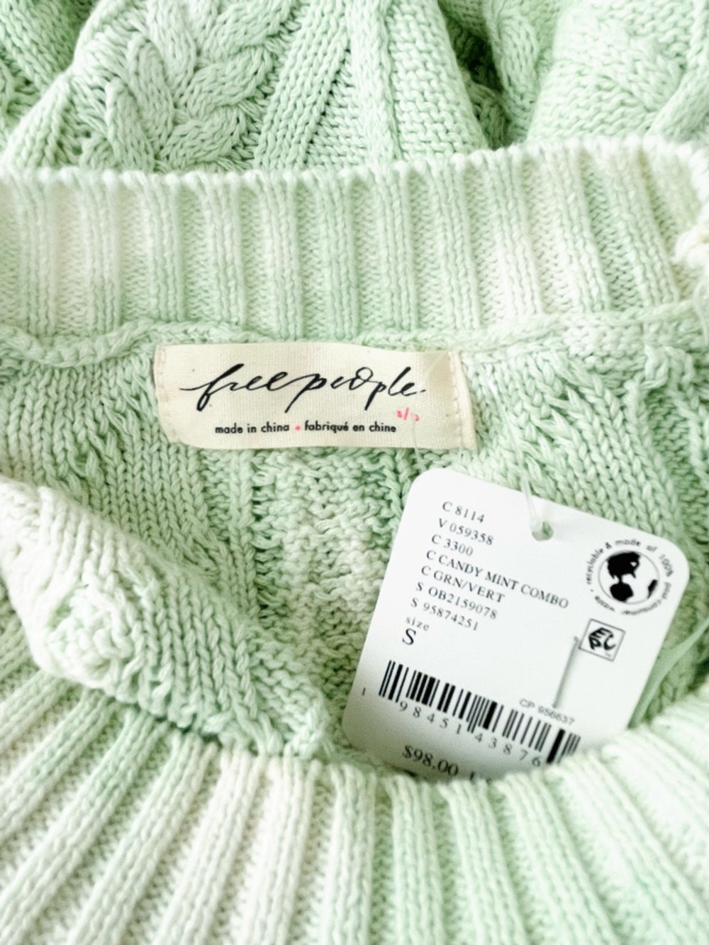 NWT Free People Washed Ashore Sweater Size S - Picture 3 of 6